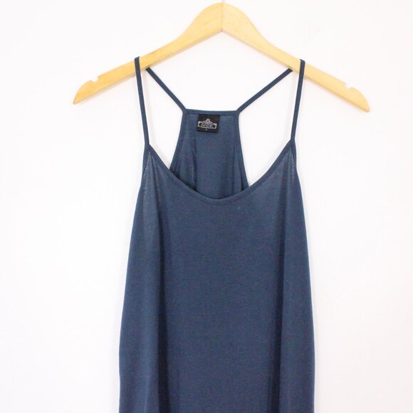 *Angie Racer Back Navy Tank Top - Picture 6 of 6